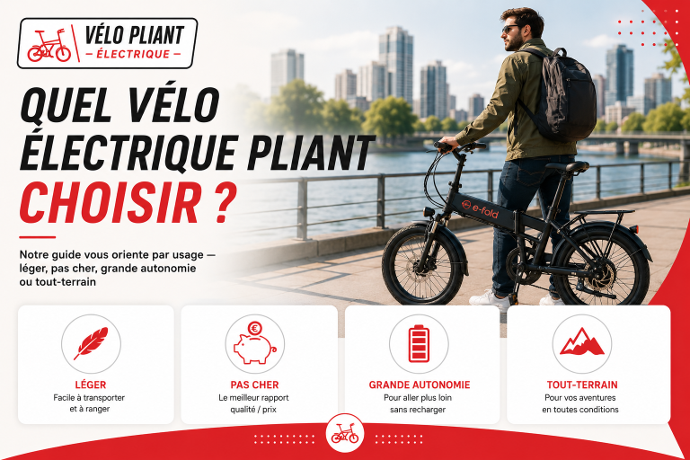 Vélo électrique pliant : le guide pour bien choisir