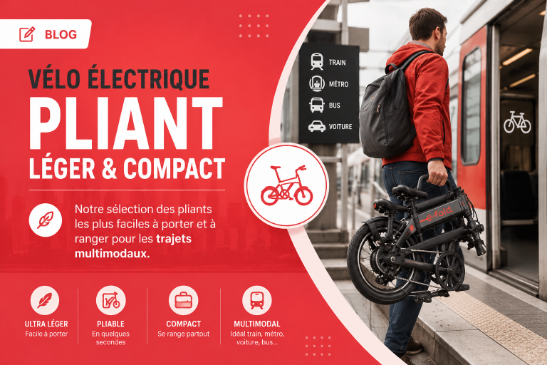 vélo électrique pliant léger